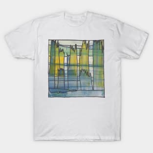 Liminal Space II in Weathered Abstraction T-Shirt